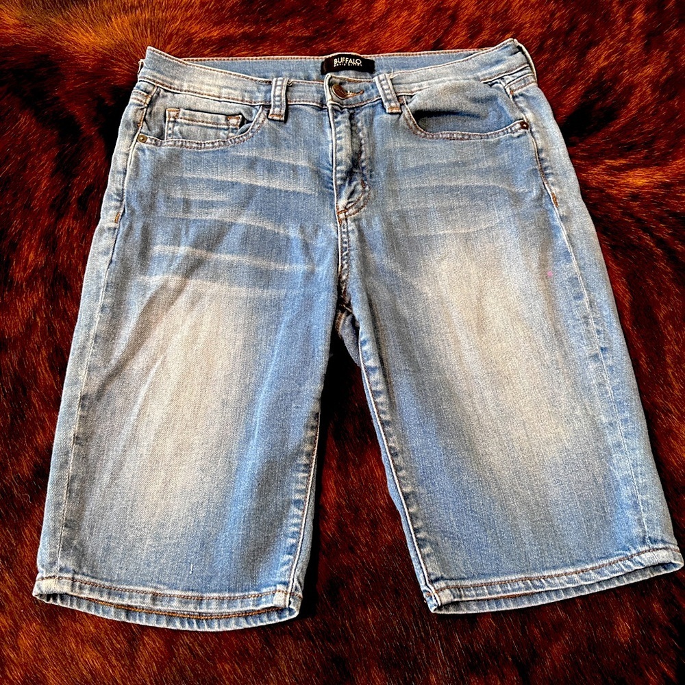 Buffalo David Bitton "Faith" Mid-Rise Shorts Size 28, Classic, Casual, Summer